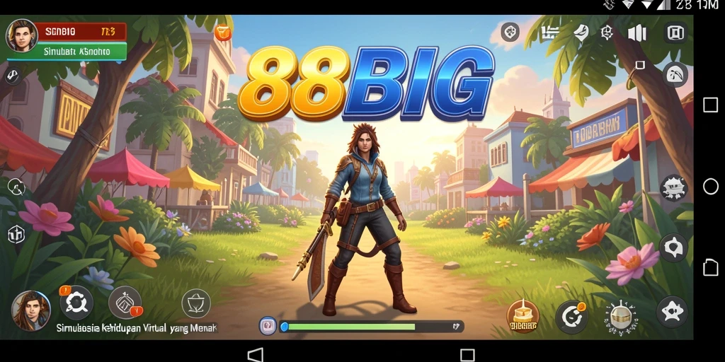 Tampilan gameplay 88BIG yang menarik dengan interaksi karakter yang dinamis.