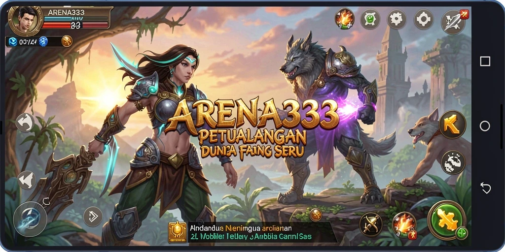 Tampilan gameplay seru dalam ARENA333 dengan aksi mendebarkan.