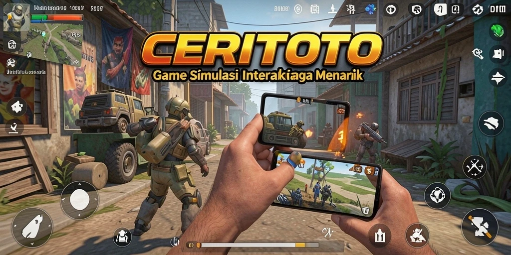 Screenshot utama CERITOTO menampilkan fitur gameplay yang mengesankan.