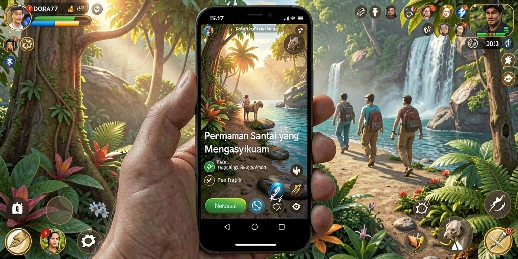 Gameplay DORA77 yang penuh warna dan menyenangkan.
