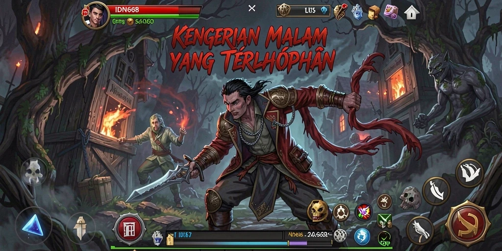 Tampilan gameplay menegangkan dari IDN668 yang menguji keberanian Anda.