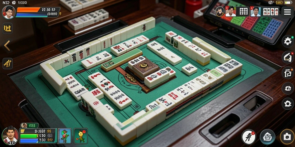 Tampilan permainan Mahjong yang menarik dan penuh tantangan.
