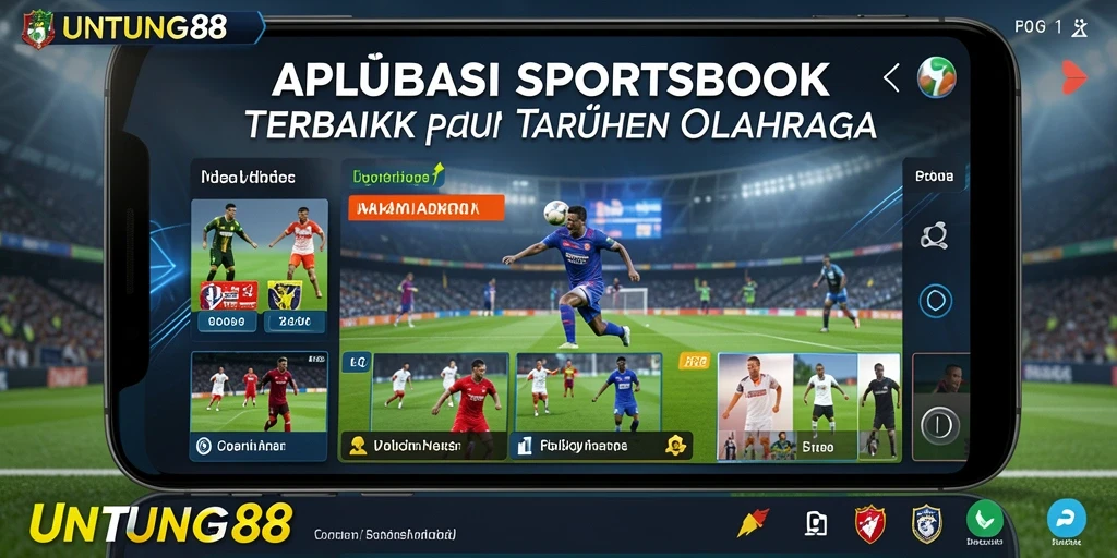 Tampilan gameplay yang menarik dari aplikasi Sportsbook UNTUNG88.